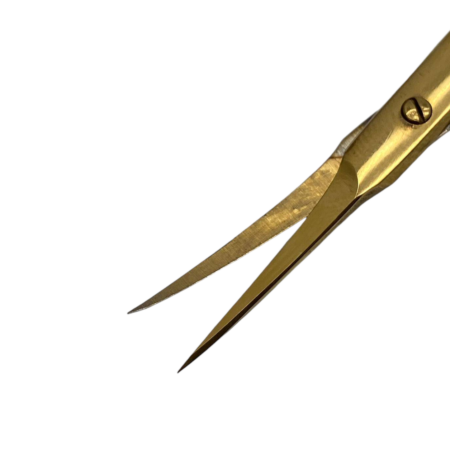 Titanium Gold Cuticle Scissor long blade